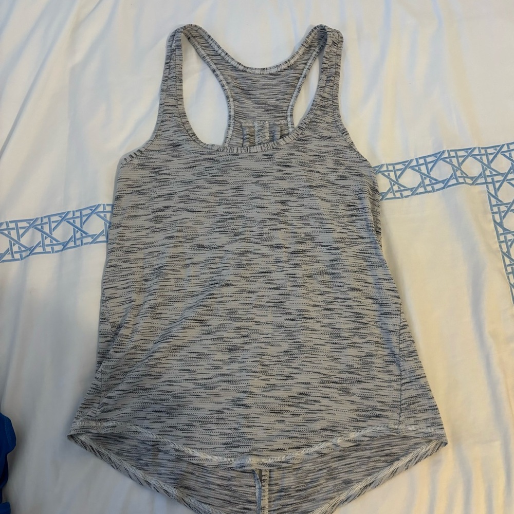 Lululemon Athletica Heathered Gray Tank Top
